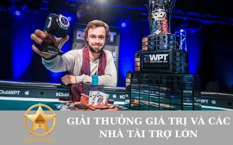 Giải thưởng giá trị và các nhà tài trợ lớn