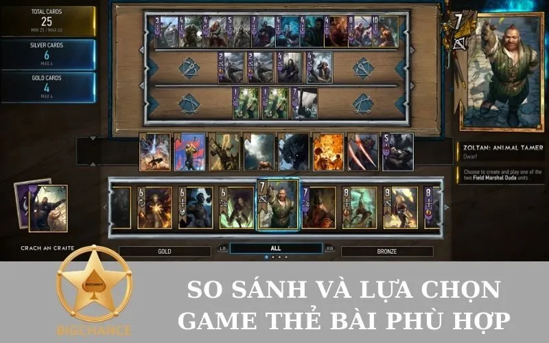 So Sánh và Lựa Chọn Game Thẻ Bài Phù Hợp