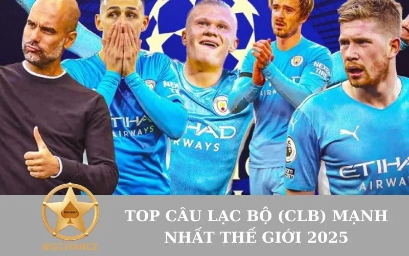Top Câu Lạc Bộ (CLB) Mạnh Nhất Thế Giới 2025