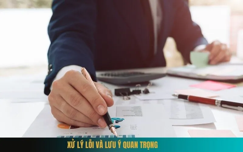 Xử Lý Lỗi và Lưu Ý Quan Trọng