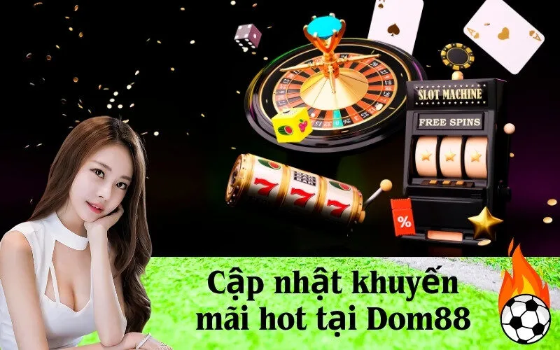 Cập nhật khuyến mãi hot tại Dom88