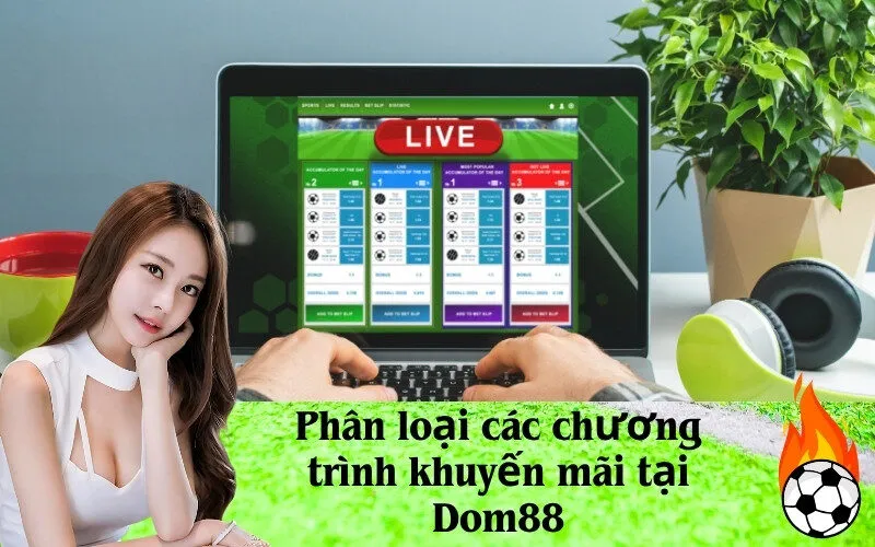 Phân loại các chương trình khuyến mãi tại Dom88